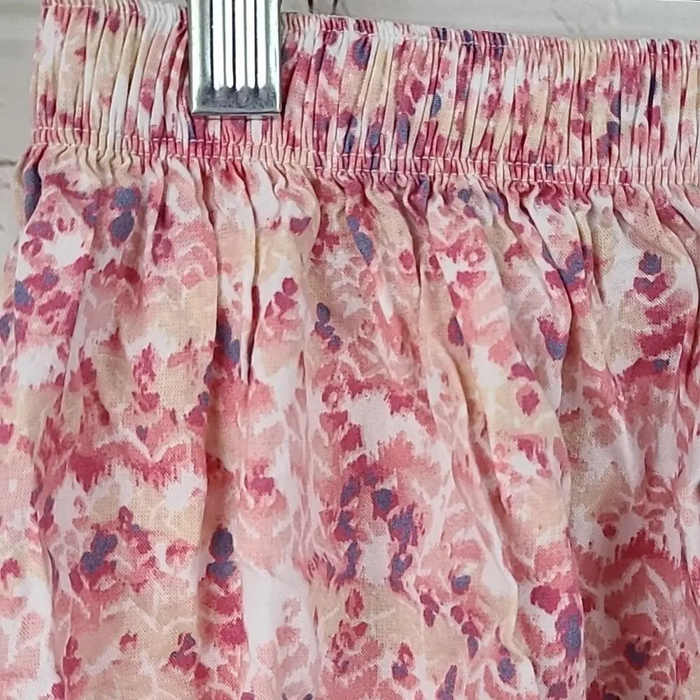 Abercrombie Kids Girls Skirt Size 14 Pink A Line Elastic Waist Summer Tween Chic